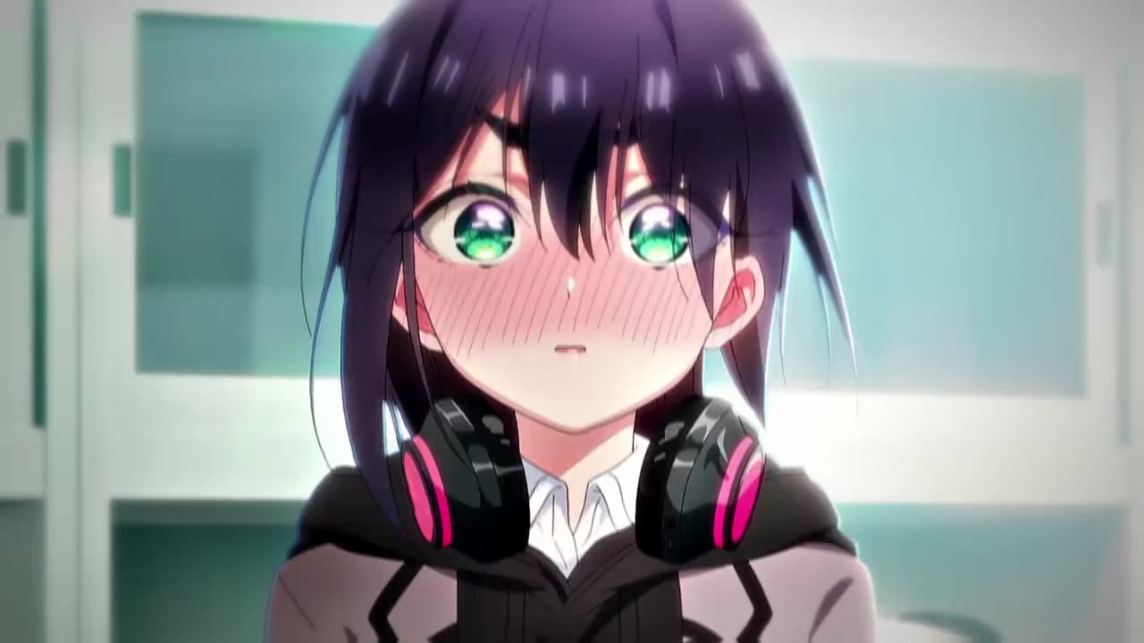 She is making a very cute face