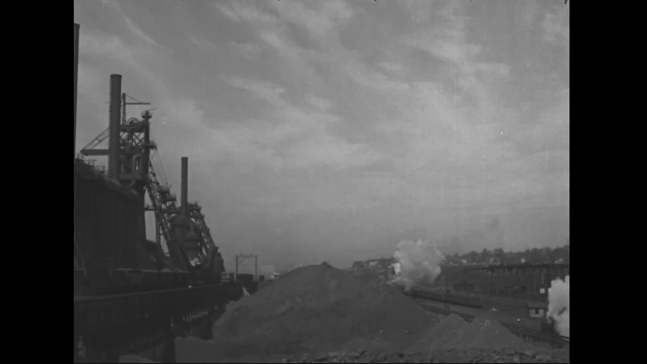 Library Stock Shot #831 (1900s Original Black & White Film)