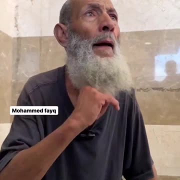 A 73 year-old Palestinian man from East Khan Younis, relea...