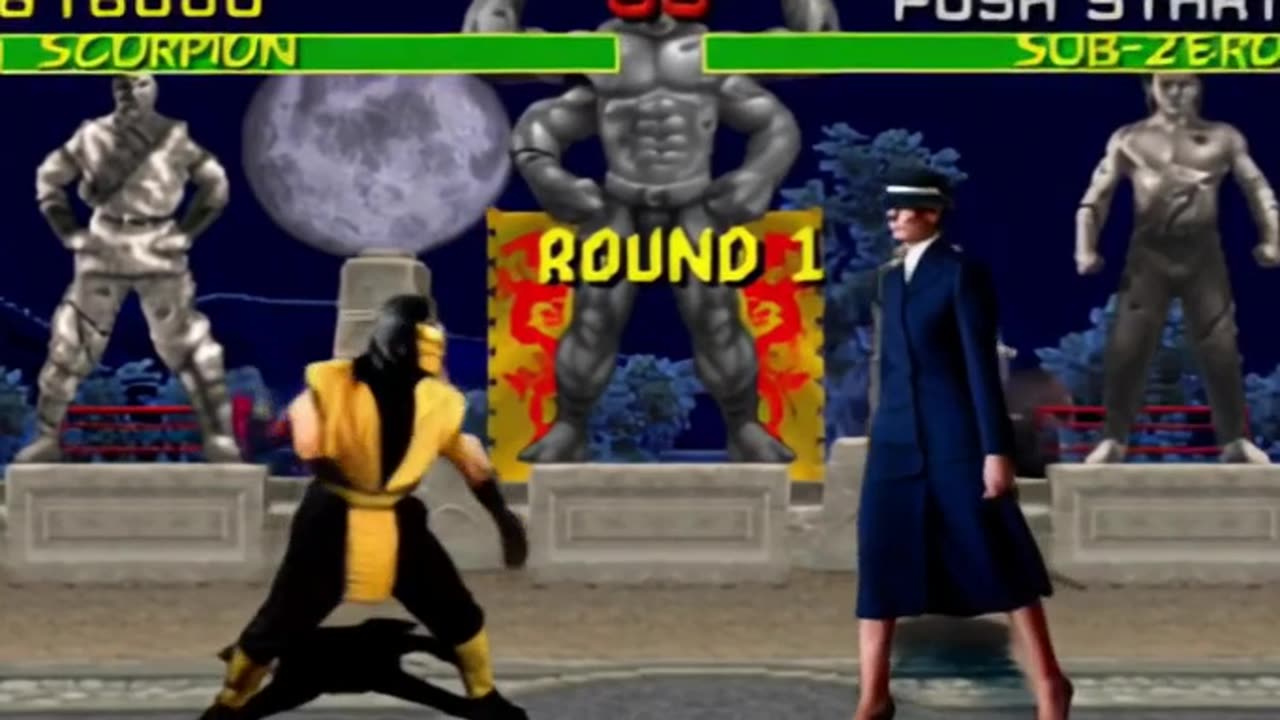 MELANIA TRUMP AS A FIGHTER FROM MORTAL KOMBAT