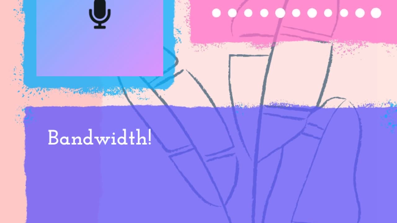 Influencers using awful mics on the podcast called Bandwidth!