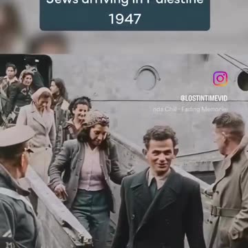 Jews arriving in Palestine