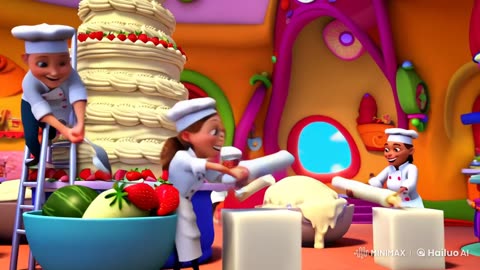 📢 Tiny Chefs, Giant Cake! 🍰 A Whimsical Baking Adventure You Can’t Miss!