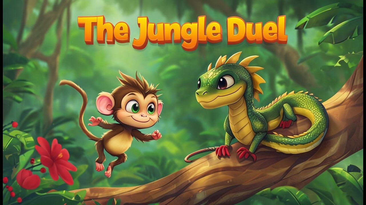 "Epic Jungle Battle! Monkey vs. Lizard Showdown | The Jungle Duel"