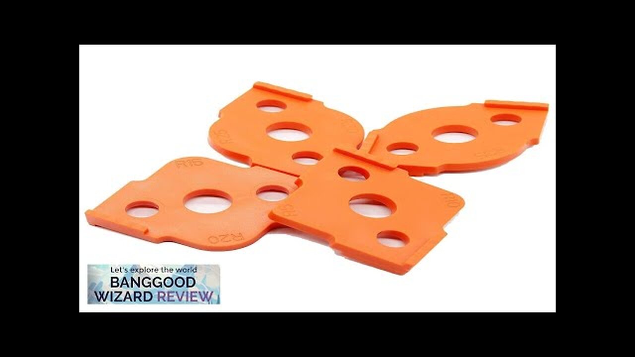 4pcs Woodworking Router Corner Templates Jig R Angle Routing Curved Corner Milling Review