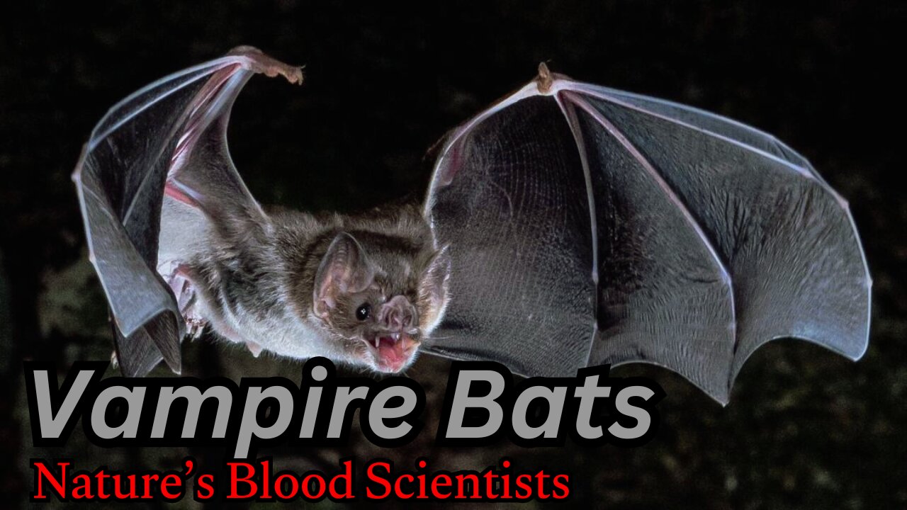 The Vampire Bat’s Secret Weapon: Blood-Licking Enzymes | #animals #facts #viral