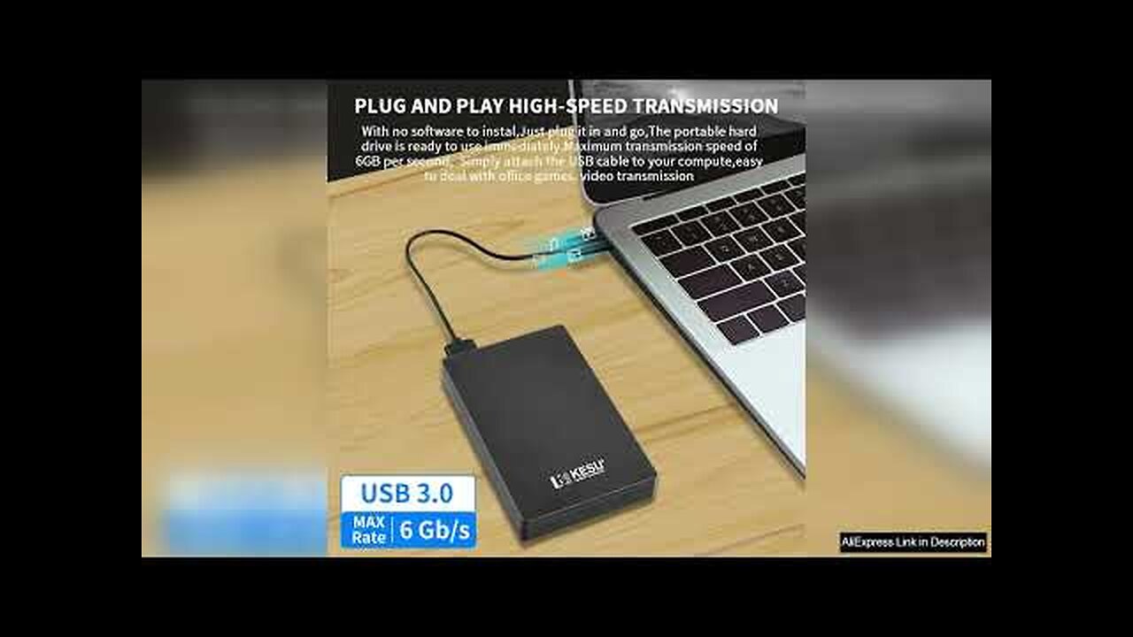 KESU HDD 2.5 Inch Portable External Hard Drive 250GB 320GB 500GB 1TB Review