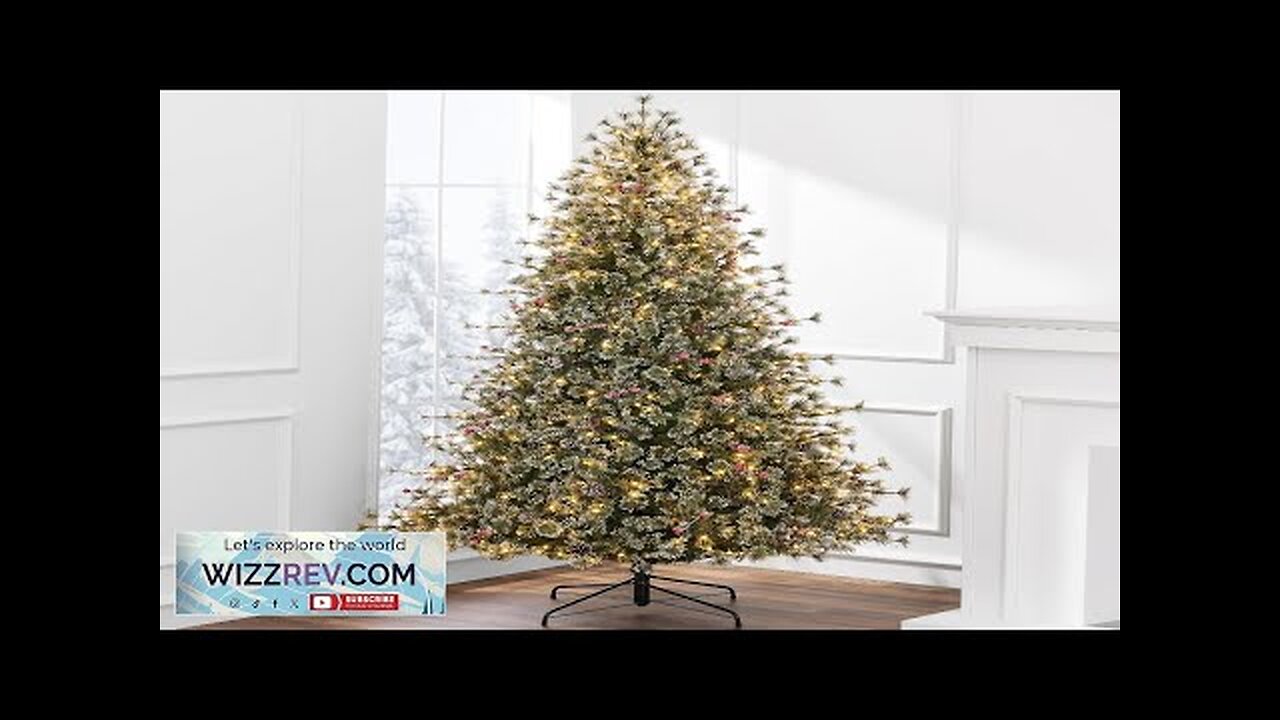 Best Choice Products 6ft Pre-Lit Cashmere Christmas Tree Premium Semi-Flocked Artificial Review