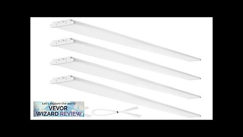 VEVOR 8FT LED Wraparound Light 110W 10000LM Flush Mount LED Shop Light Review