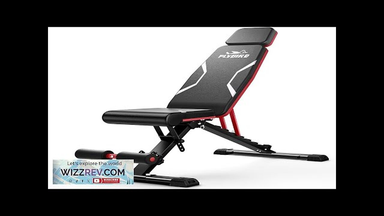 FLYBIRD Adjustable Weight Bench with Headrest Foldable Workout Bench for Home Gym Review