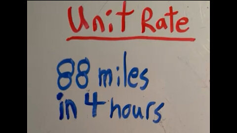 Math: Finding the Unit Rate