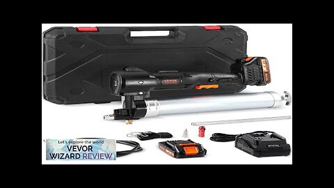 VEVOR Cordless Grease Gun 20-Volt 10000 PSI 39" Long Hose Electric Grease Review