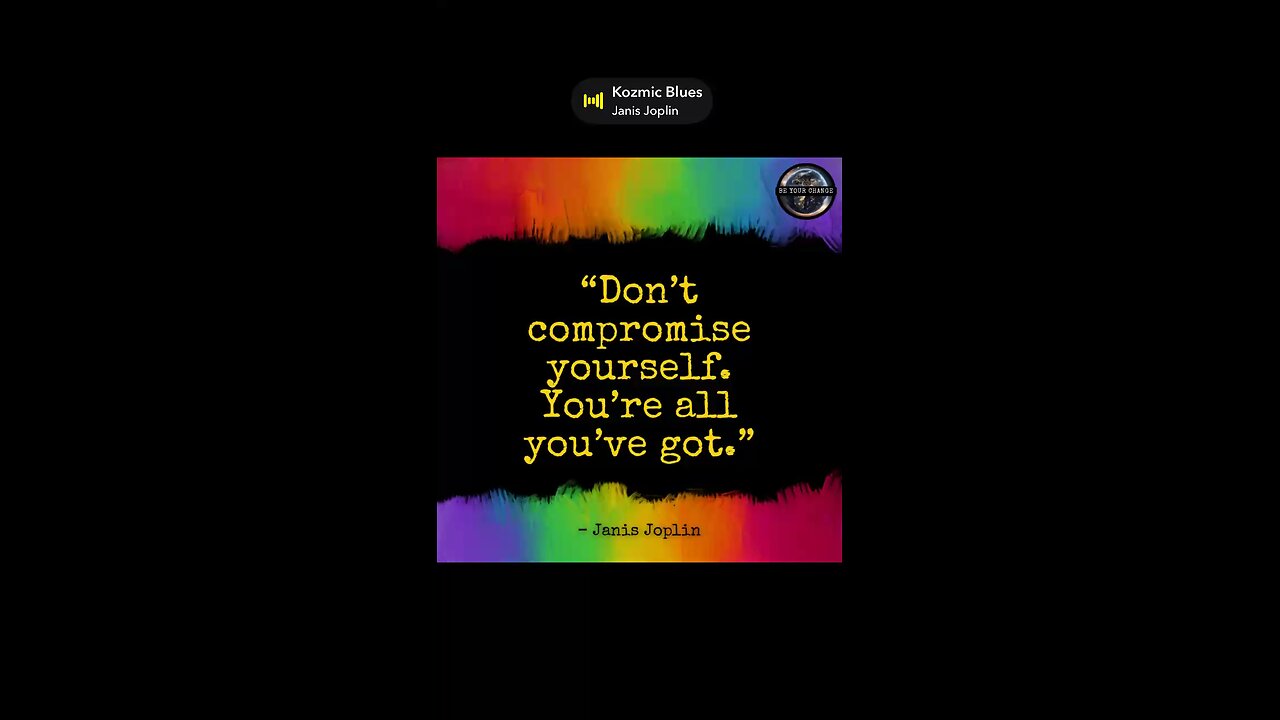 Be you
