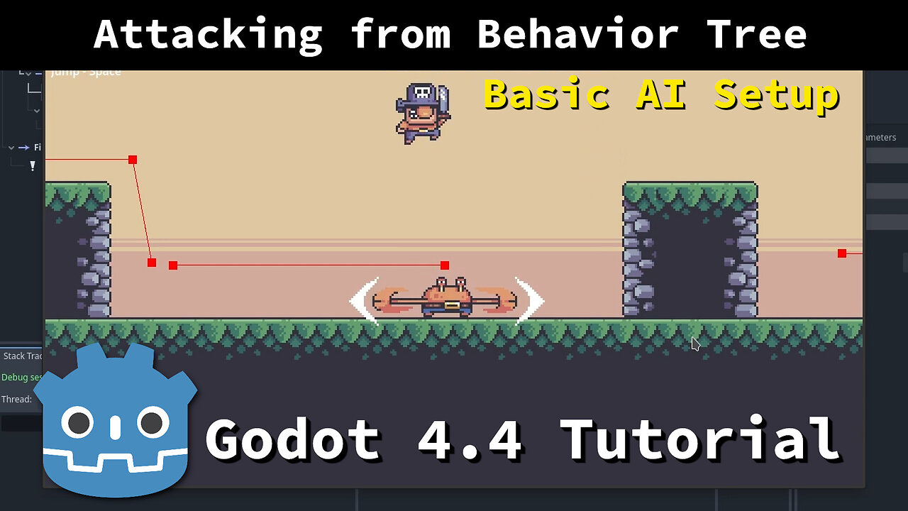 Attack Player Behavior Tree AI ~ Godot 4 Tutorial LimboAI P7