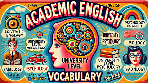 Academic English: PSYCHOLOGY Vocabulary and pronunciation