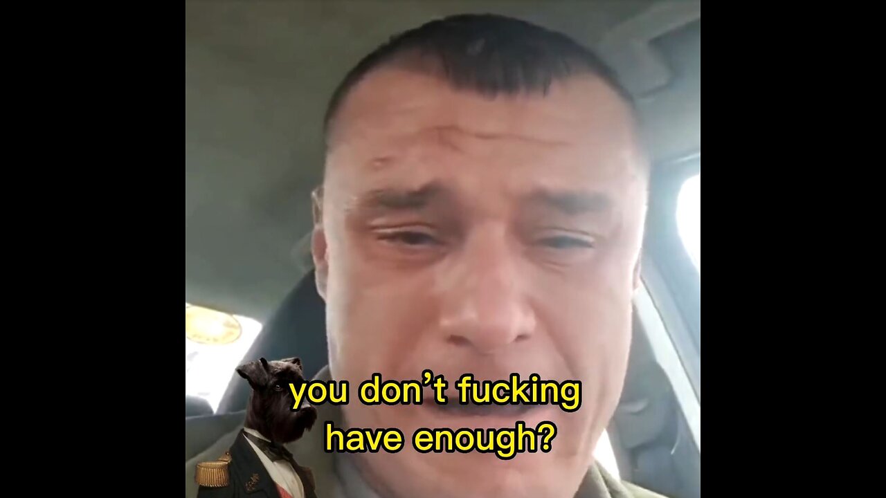 Ukrainian soldier in tears over Zelenskyy keeping war while hoarding aid money