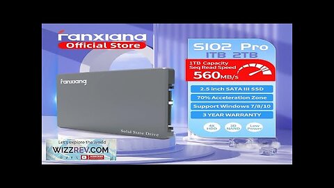 Fanxiang S102 Pro 2.5" SATA SSD 70% Speedup Hard Disk Drive 500GB Review