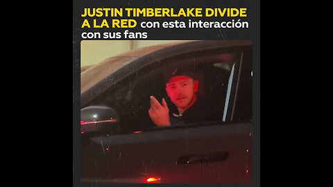 Justin Timberlake confronta a aficionados que le retan a una “carrera” de coches