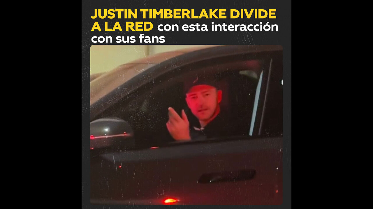 Justin Timberlake confronta a aficionados que le retan a una “carrera” de coches