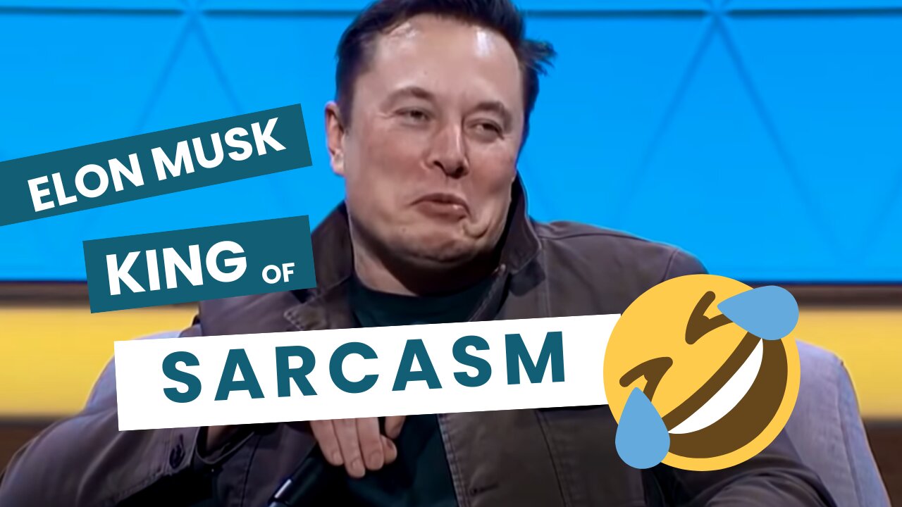 ELON MUSK - KING OF SARCASM | Funniest moments and best jokes |