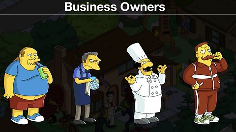 Simpsons Tapped Out Character Reviews #15: Business Owners & Operators Part 1