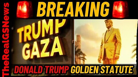 🚨BREAKING: TRUMP SHOCKS THE WORLD RELEASES VIDEO FEATURING A GIANT GOLDEN STATUE OF HIMSELF IN GAZA