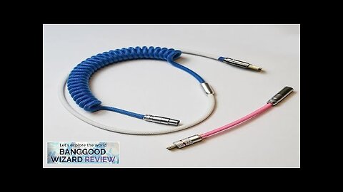 MechZone Handmade Coiled Cable Keyboard Coil Type-C Mini USB DIY Coiled Cable Review