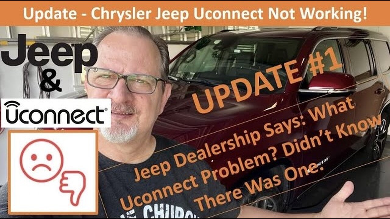 Update #1 - Jeep Wagoneer Uconnect Problem/Glitch - No Navigation or GPS #chrysler #jeep #uconnect