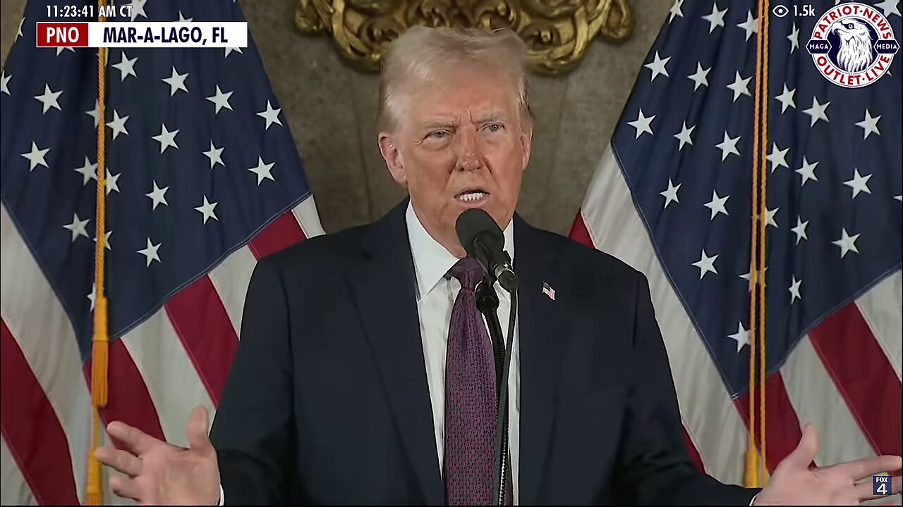 President Trump's Mar-A-Lago Press Conference | 01-07-2025