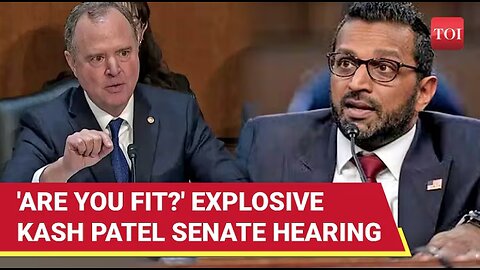 'Listen Mr. Adam Schiff': Kash Patel Roars At Senate Hearing | 'Fit To Lead FBI...' | Watch