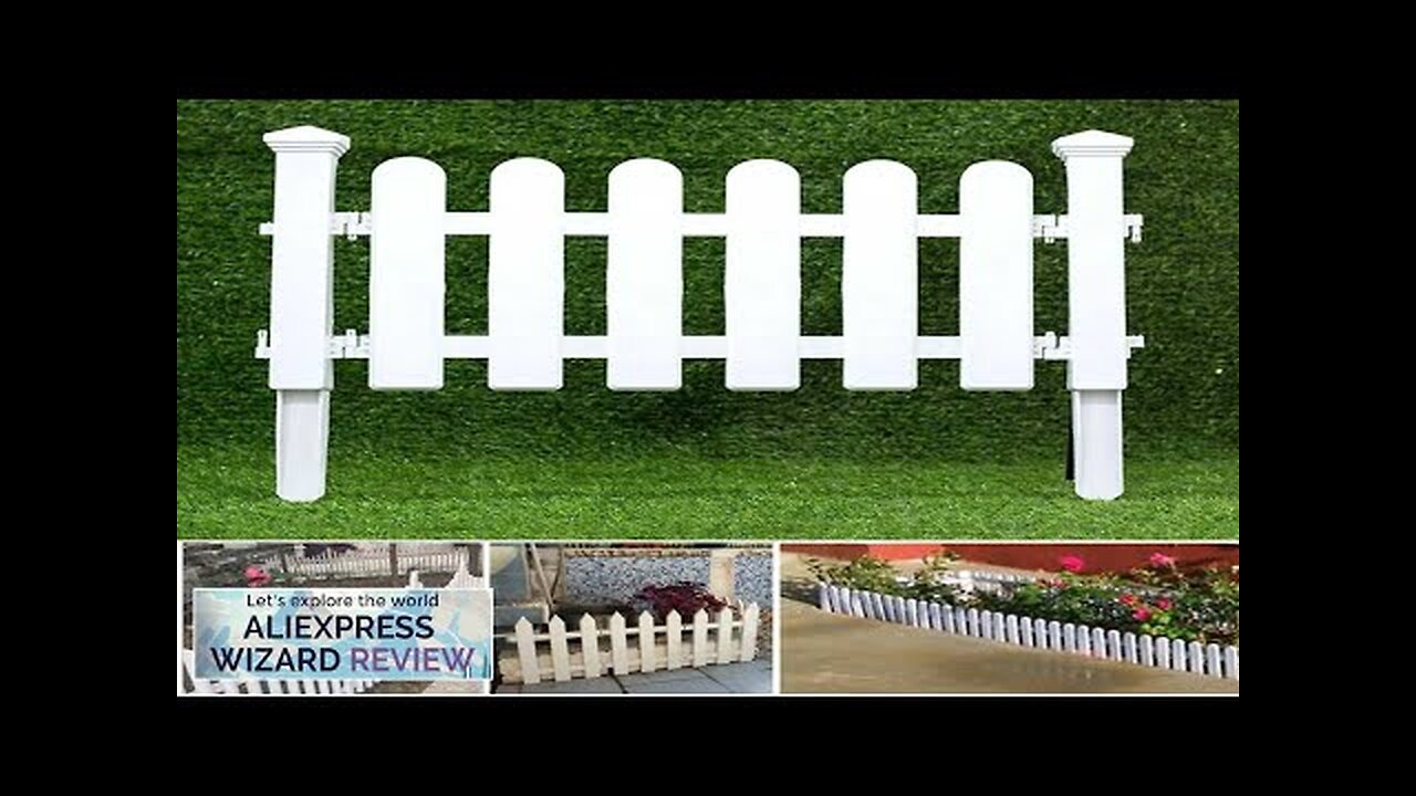 Hot Sale White PVC Plastic Fence European Style For Garden Driveway Gates Review