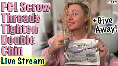 Live PCL Screw Threads to Tighten Double Chin & Giveaway! AceCosm.com and code Jessica10 Saves