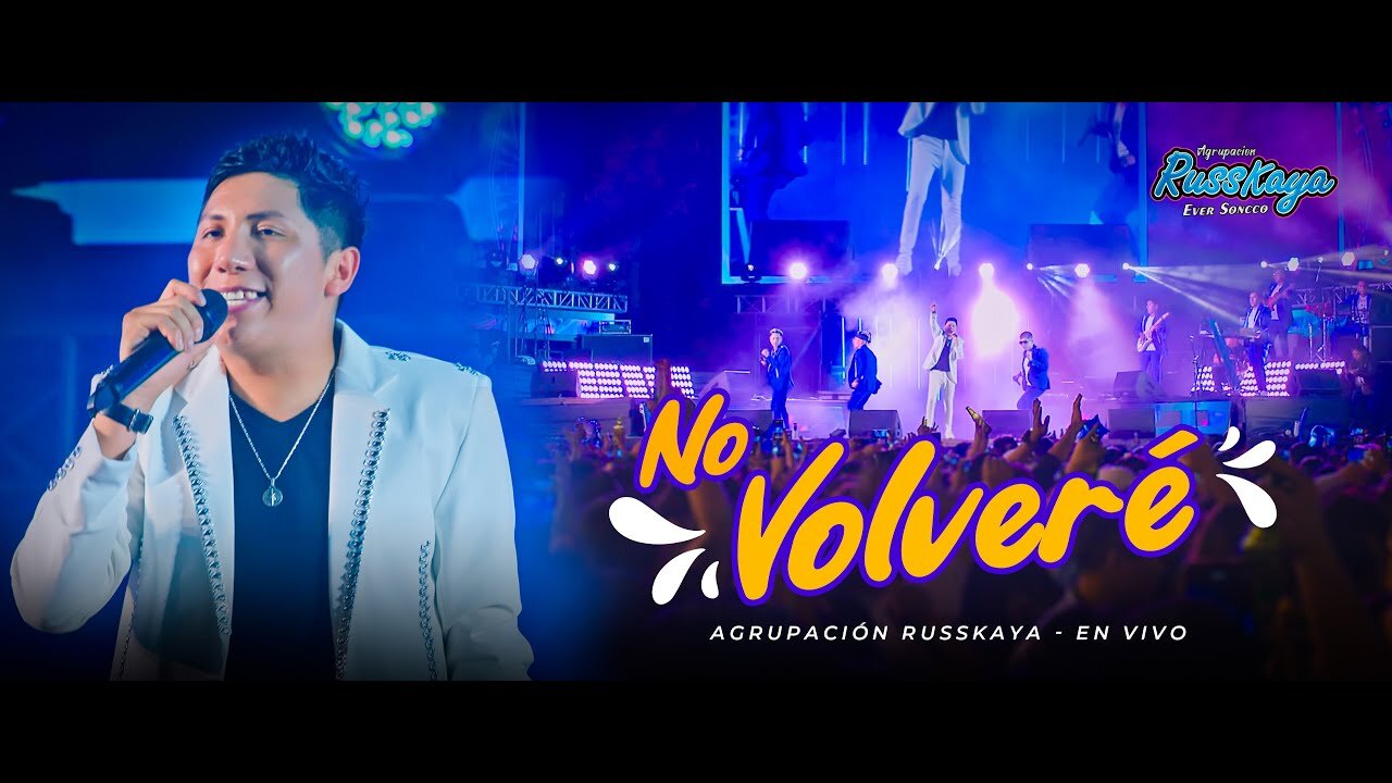 Agrupación Russkaya - No Volveré 💙 (Video Live 2025)