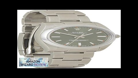 Rolex Pre-Loved Stainless Steel & Olive Green Oyster Perpetual 114200 34mm GreenA Review