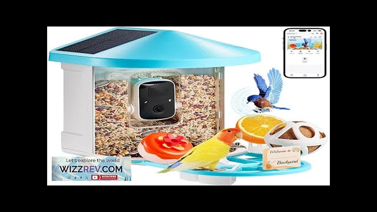 VEVOR Smart Bird Feeder with Camera 2K HD AI Identify Bird Species Review