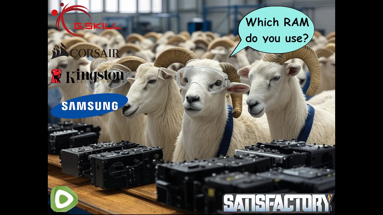 I Need More RAM!!! 10FPS Working On The Road To 1 Million Megawatts! Playing Satisfactory On RUMBLE!