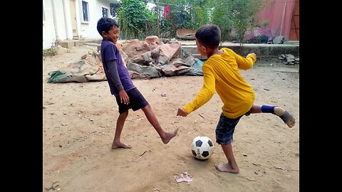 Village kids football match 🏃‍♂️