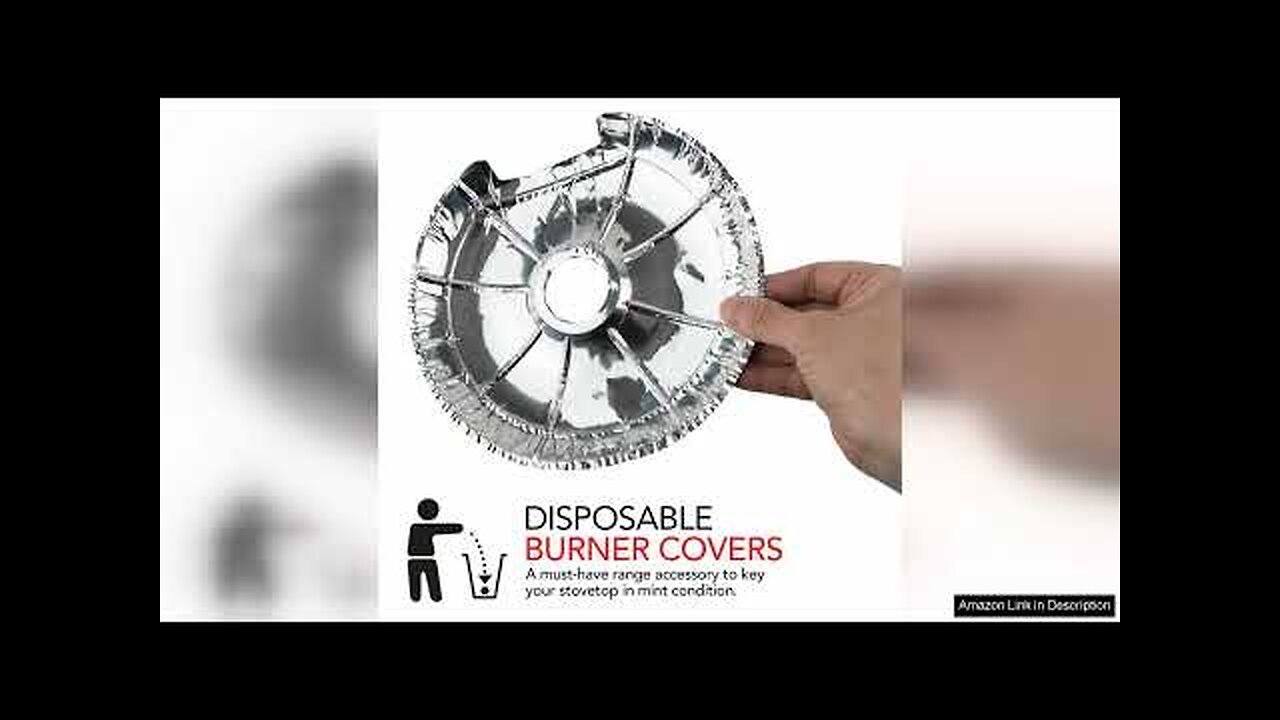 Round Electric Stove Burner Covers (50 Pack) 6 Inch and 8 Inch Review