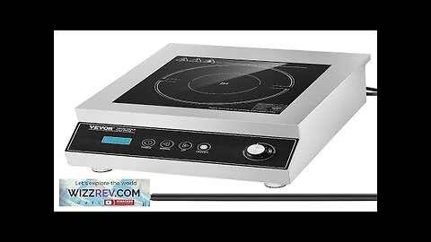 Portable Commercial Induction Cooktop 5000W Countertop Burner 16 Temp Levels Review