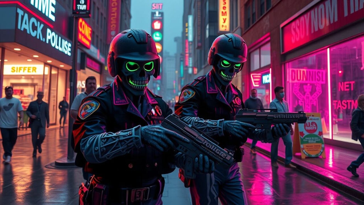 Zombie Police Eating Shoplifters V2