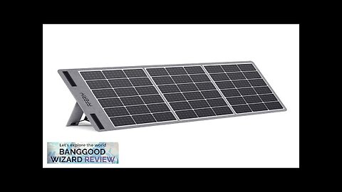 US Direct AFERIY 100 Watt Portable Solar Panels Foldable Mono Cell Solar Review