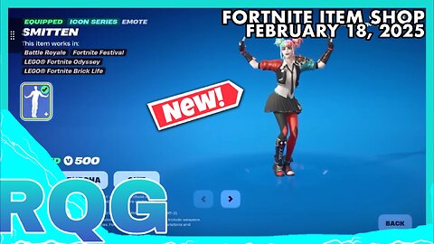 “NEW” SMITTEN (I LIKE THE WAY YOU KISS ME) EMOTE IS HERE! FORTNITE ITEM SHOP (February 18, 2025)