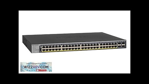 NETGEAR 52-Port PoE Gigabit Ethernet Smart Switch (GS752TP) Managed Optional Insight Review