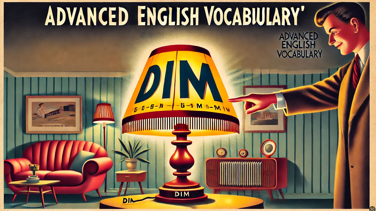 Vocabulary and Pronunciation "DIM" Advanced English