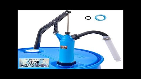 VEVOR Drum Pump 9.5 oz. Per Stroke Lever-Action Barrel Pump Fits 5-55 Review