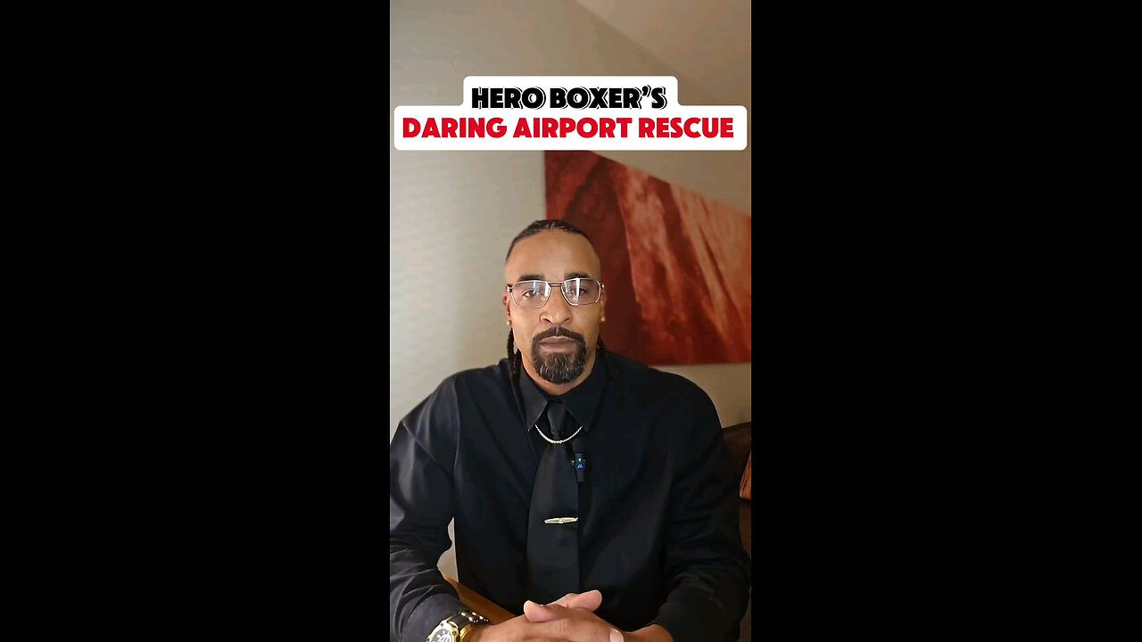 Hero Boxer’s Daring Airport Rescue❗❗❗