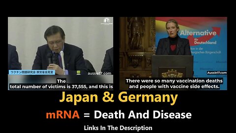 Japan & Germany. mRNA = Death & Disease