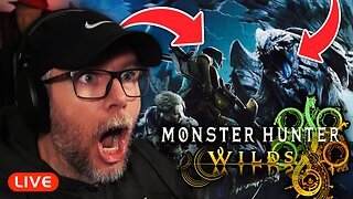 🔴LIVE - SILVERFOX TRIES MONSTER HUNTER WILDS