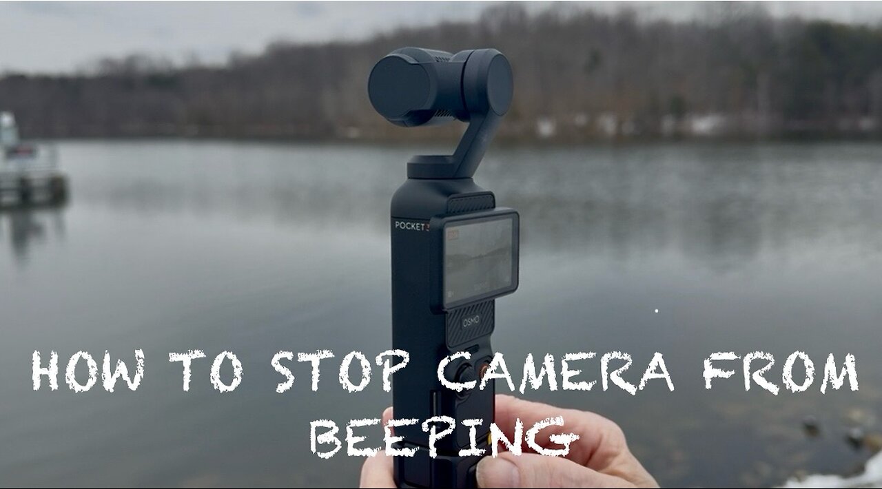 How I Stopped my Osmo Pocket 3 Camera from Beeping after a Snowy Walk to the Lake