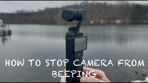 How I Stopped my Osmo Pocket 3 Camera from Beeping after a Snowy Walk to the Lake